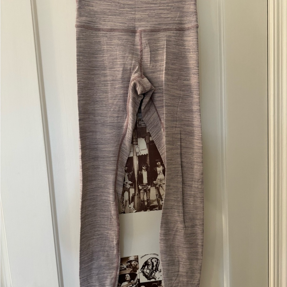 Light Gray and Pink lululemon leggings